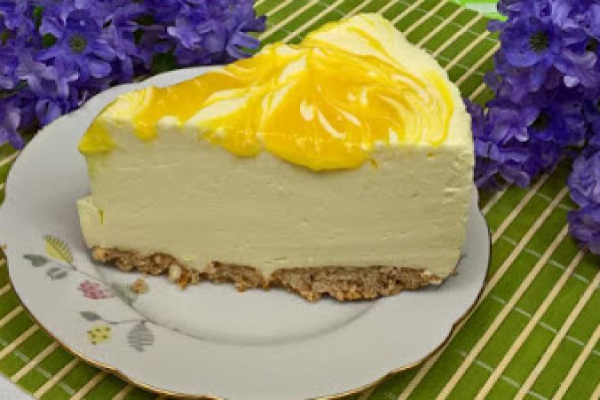 Sernik z mango bez pieczenia - pyszny sernik na zimno