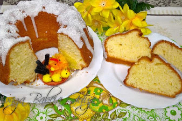 Babka Kokosowa - Ciasto Kokosowe - Przepis na Wielkanoc