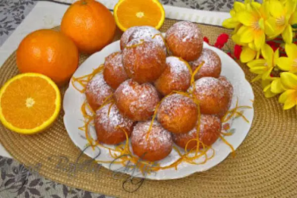 Mini Pączki o Smaku Pomarańczowym