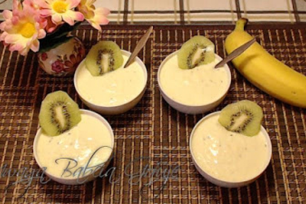 Kasza Jaglana z Bananami i Kiwi