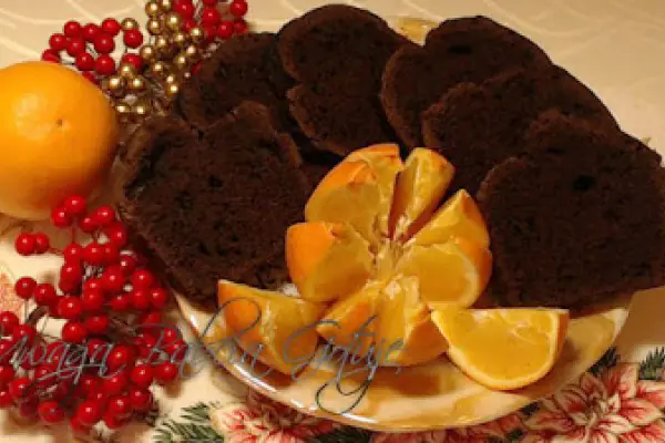 Ciasto Czekoladowe z Pomarańczą
