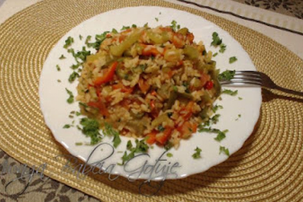 Jambalaya Ryż z Warzywami - bez mięsa