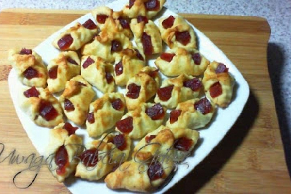 Ciastka z marmoladą bez jajek i proszku do pieczenia