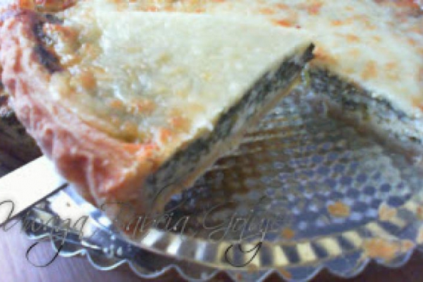 Tarta ze Szpinakiem na Cieście Francuskim