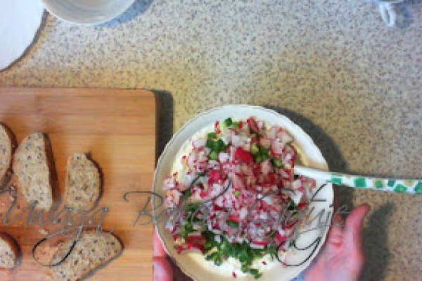 Pasta z Białego Sera ze Szczypiorkiem