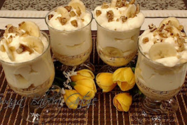 Deser Bananowy z Serkiem Mascarpone