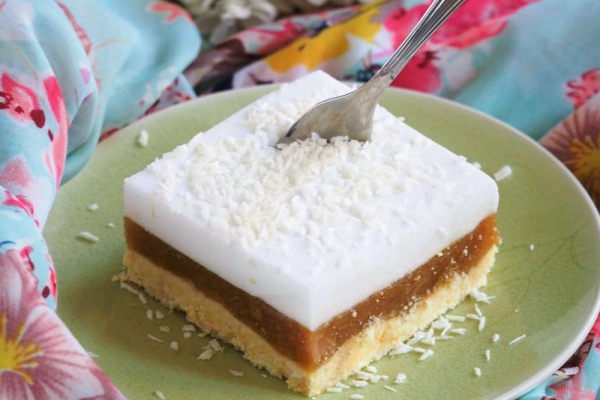 Keto kostka rabarbarowa (Paleo, LowCarb)