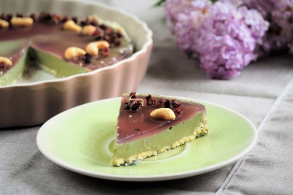 Keto tarta z panna cottą (Paleo, LowCarb, opcja Vegan)