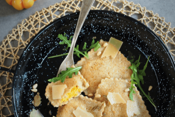 Keto ravioli z dynią (Paleo, LowCarb)