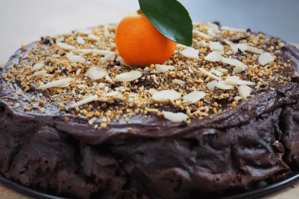 Keto ciasto czekoladowo – mandarynkowe (Paleo, LowCarb)