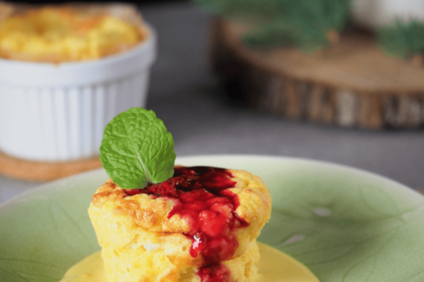Keto suflet jogurtowy (Paleo, LowCarb)