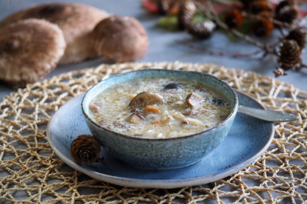 Keto zupa grzybowa (Paleo, LowCarb)
