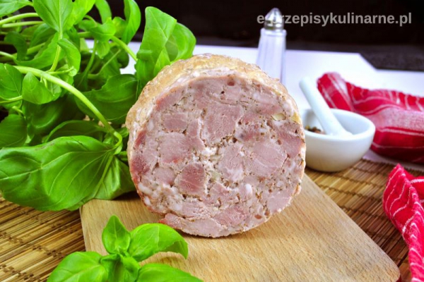 Domowa wędlina czosnkowa na kanapki