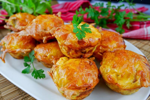 Muffiny jajeczne – przepis na śniadanie