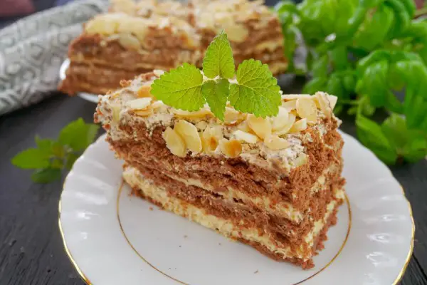 Ciasto Słodki Amant –  herbatnikowiec bez pieczenia