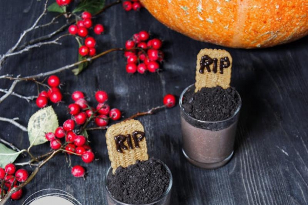 Pudding Czekoladowy na Halloween