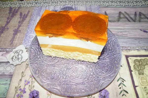 Najlepszy „Jaffa Cake”, czyli ciasto mocno brzoskwiniowe