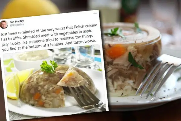 Według brytyjskiego profesora to najgorsze polskie danie. Jego opinia o galarecie oburzyła wiele osób