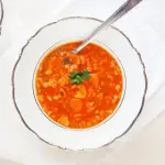 Zupa pomidorowa z lanymi...