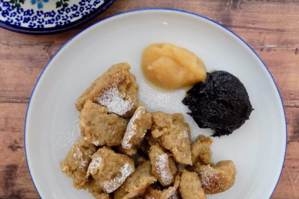Austria - Grießschmarrn, czyli siekamy omlet z kaszy manny