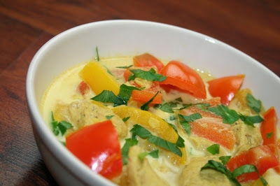 Curry z Kolorową Papryką