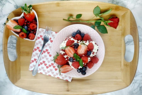 Walentynkowe Red Velvet Pancakes