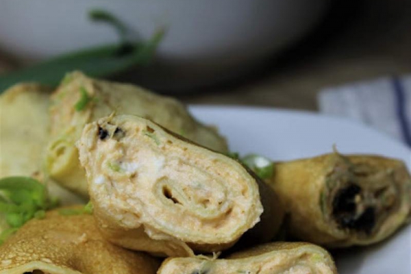 Naleśniki z pastą z sera feta i batata