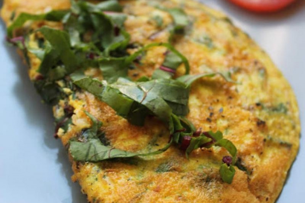 Omlet z botwinką