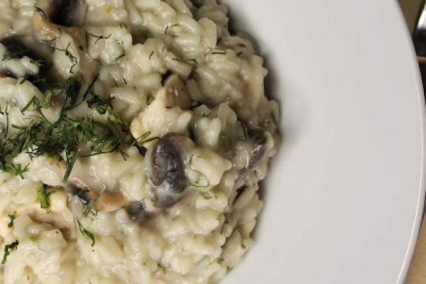 Risotto pieczarkowe