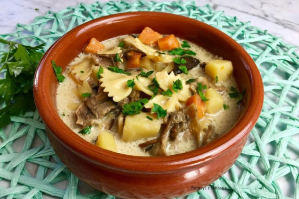 Zupa grzybowa (z suszonych grzybów)