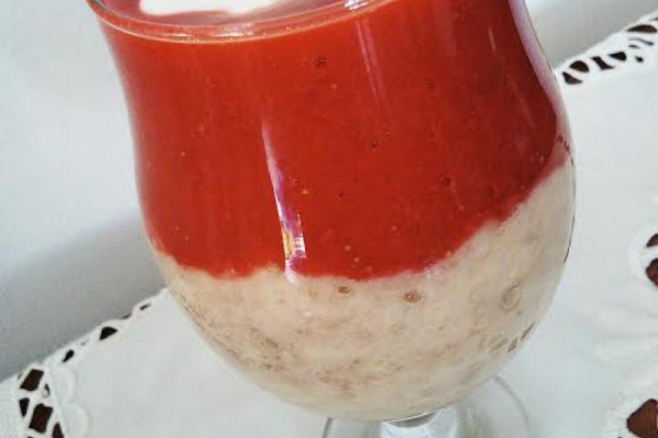 Koktajl truskawkowo-bananowy