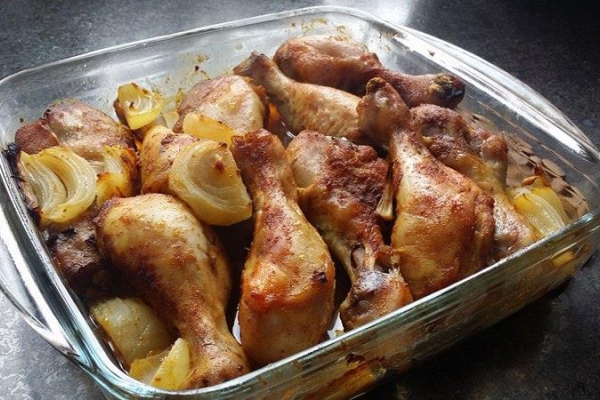 Pieczone pałki kurczaka