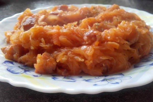 Bigos z kiełbasą