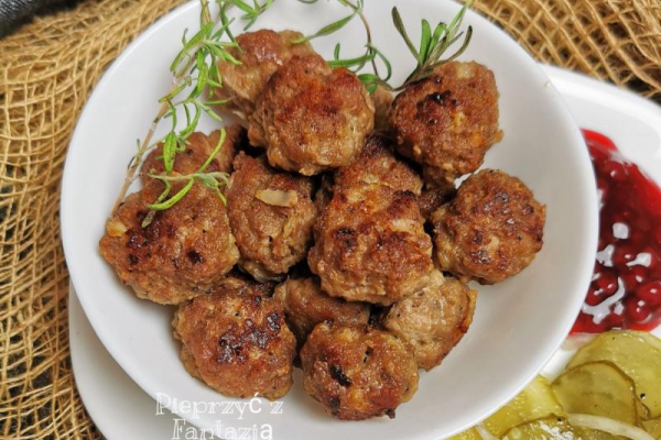 Klasyczne szwedzkie klopsiki (köttbullar)