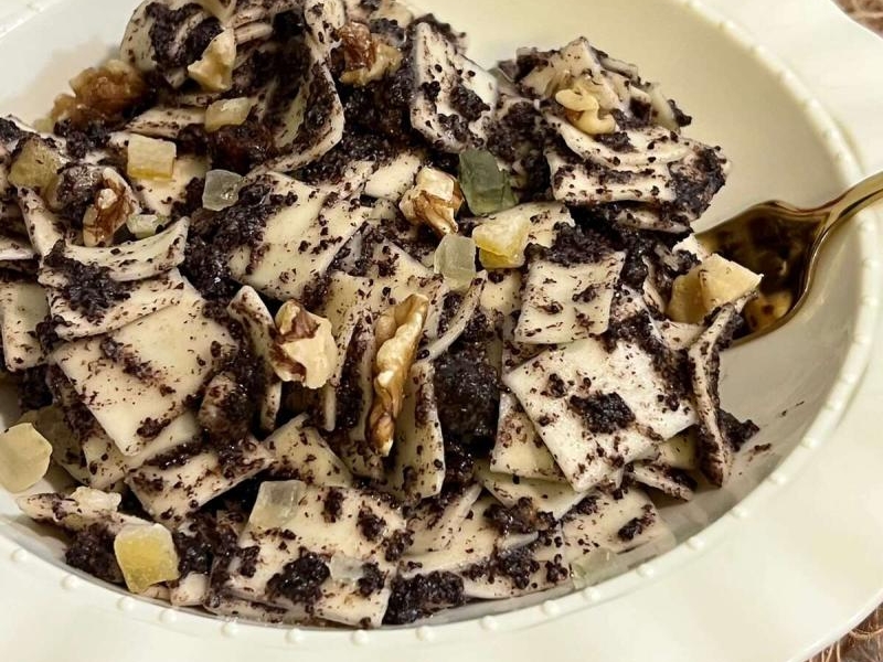 Kluski z makiem – łazanki wigilijne z makiem