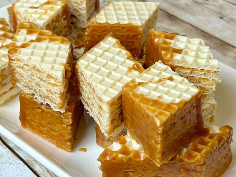 Wafle krówkowe – bez pieczenia, proste i uzależniające