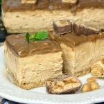 Sernik Snickers na zimno...