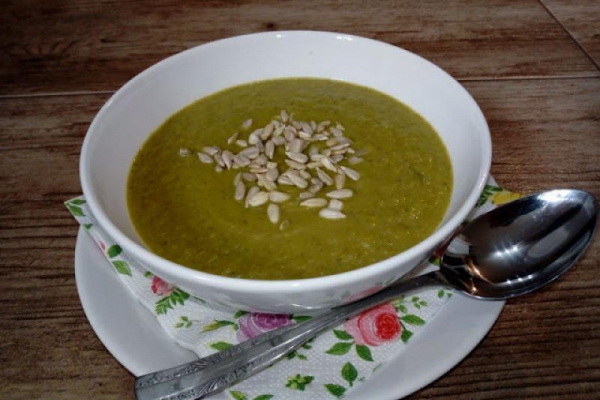 Zupa krem z cukinii i pora