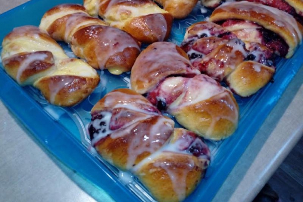Drożdżówki z dżemem
