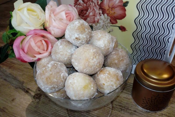 Mini pączki z serka mascarpone