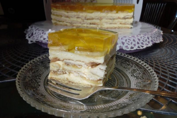Bananowiec bez pieczenia