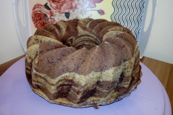 Babka orzechowo - kakaowa