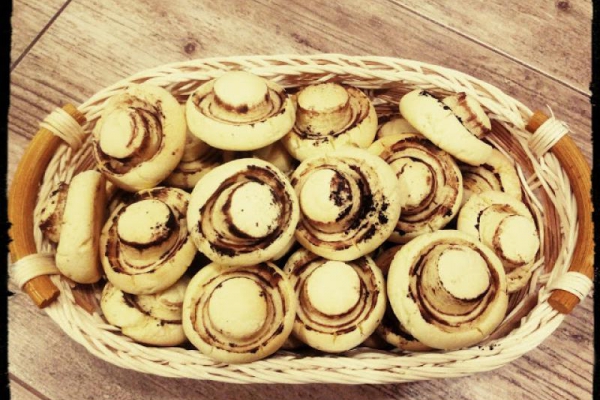 Ciastka pieczarki