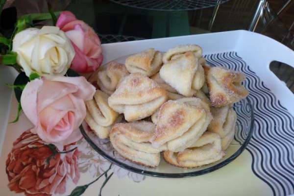 Ciastka gęsie łapki