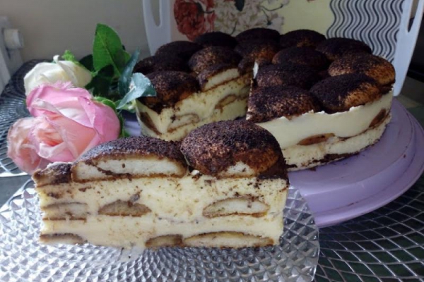 Serowe tiramisu