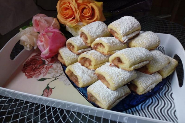 Ciastka roladki z dżemem
