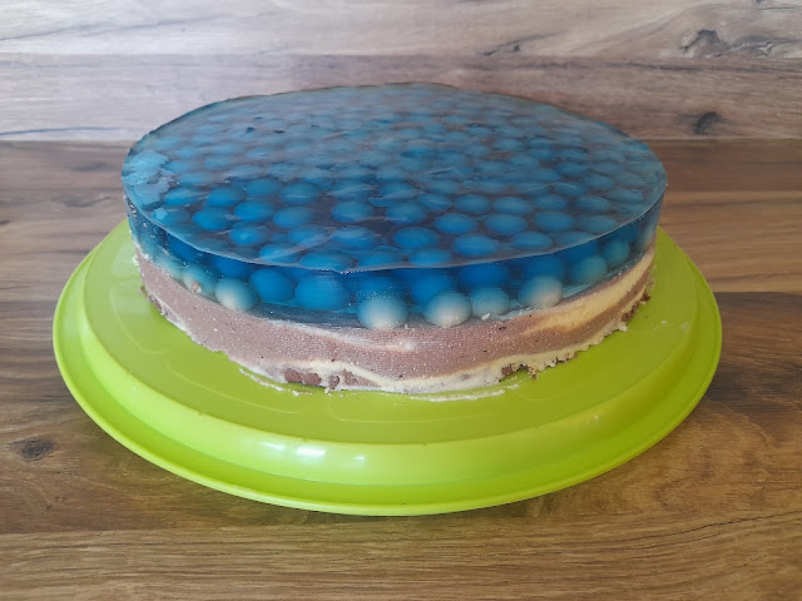 Sernik gotowany zebra