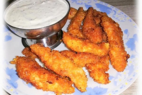 Nuggetsy w płatkach kukurydzianych
