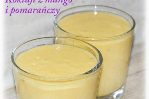 Koktajl z mango i pomarańczy