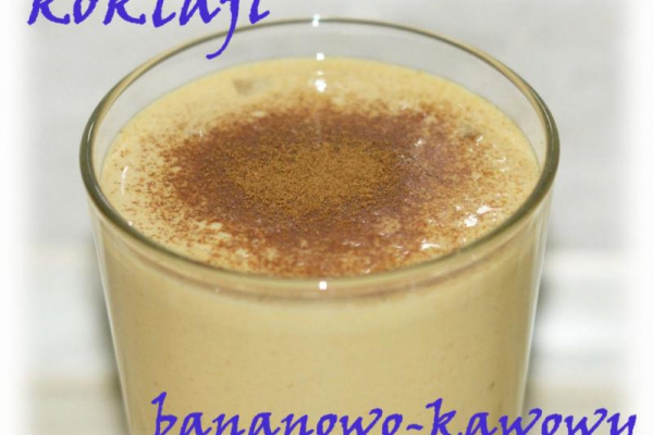 Koktajl bananowo-kawowy
